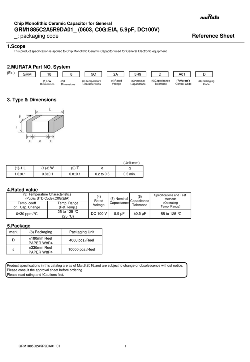 Murata GRM1885C2A5R9DA01 Series User manual Murata GRM1885C2A5R9DA01 Series User manual