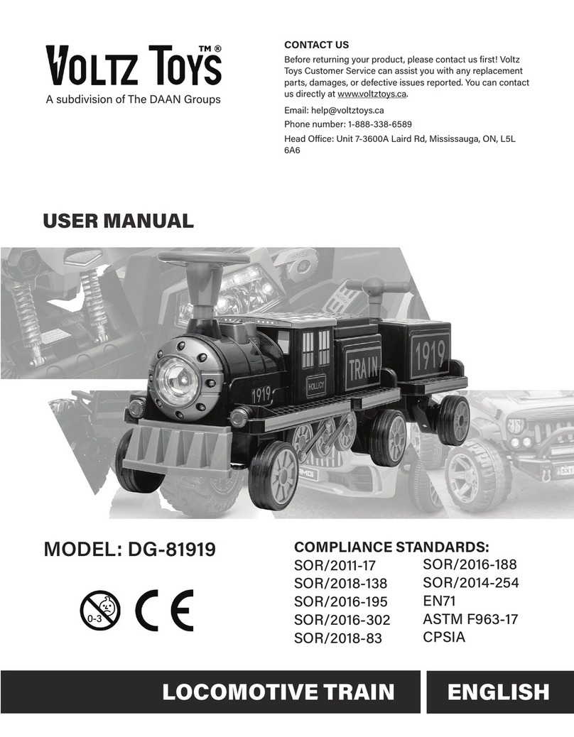 DAAN Groups VOLTZ TOYS DG-81919 user manual DAAN Groups VOLTZ TOYS DG-81919 user manual