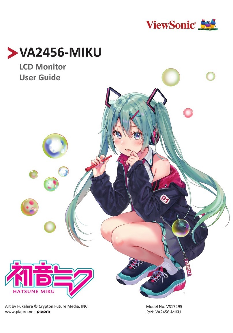 ViewSonic VA2456-MIKU User manual