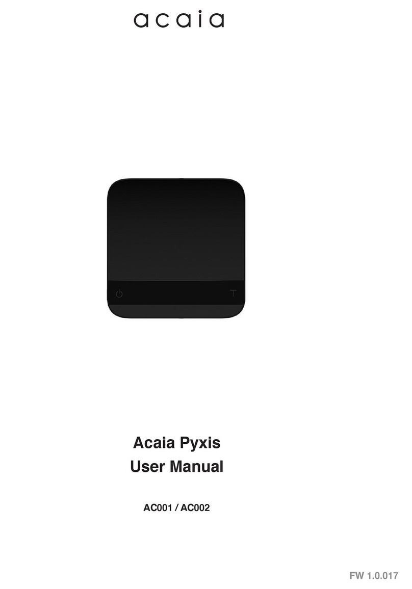 acaia AC001 User manual