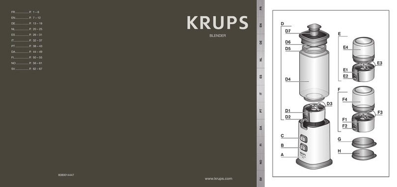 Krups Perfect Mix 9000 KB303 User manual