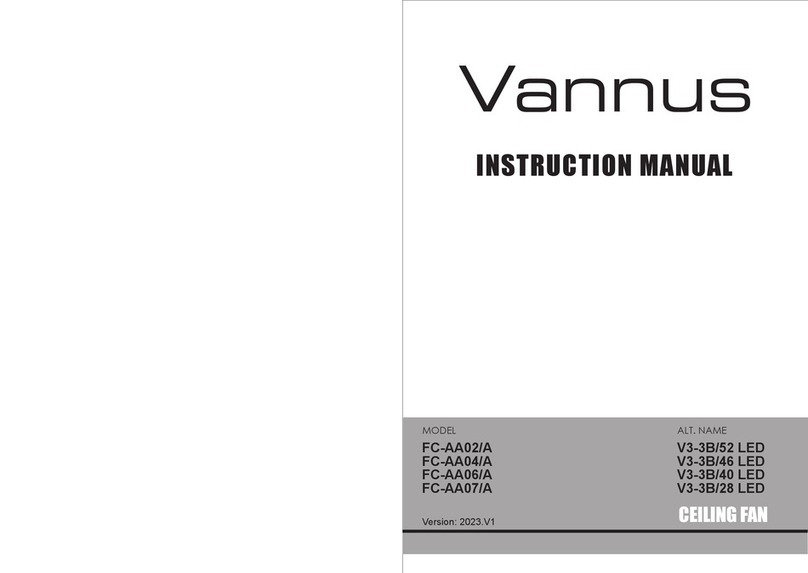Vannus FC-AA02/A instruction manual