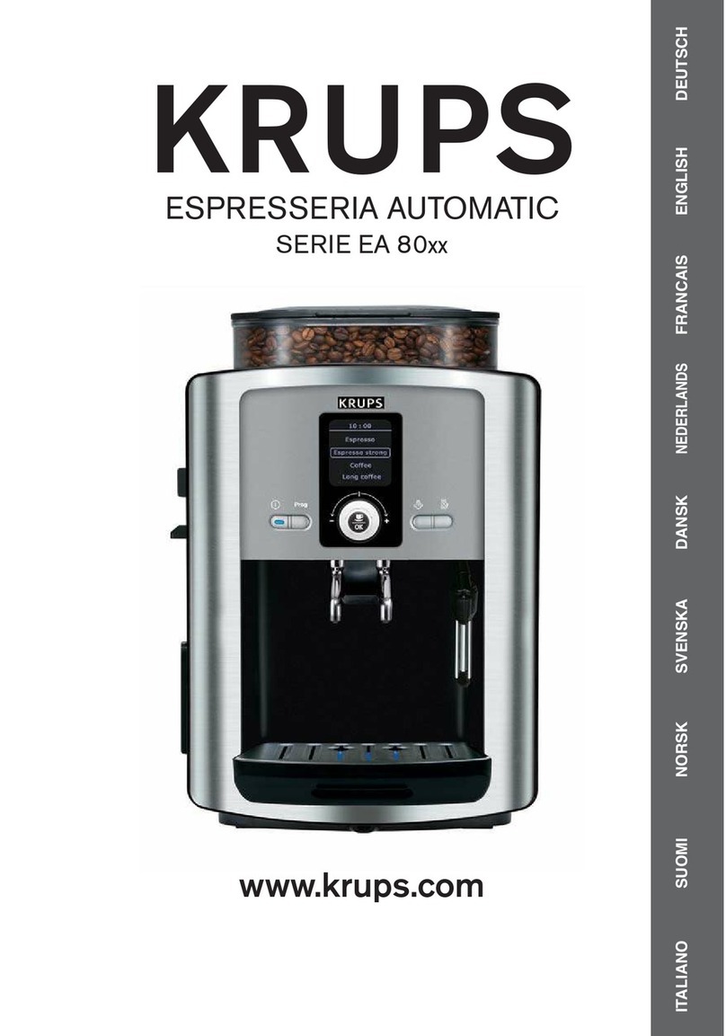 Krups ESPRESSERIA AUTOMATIC EA8025PN manual
