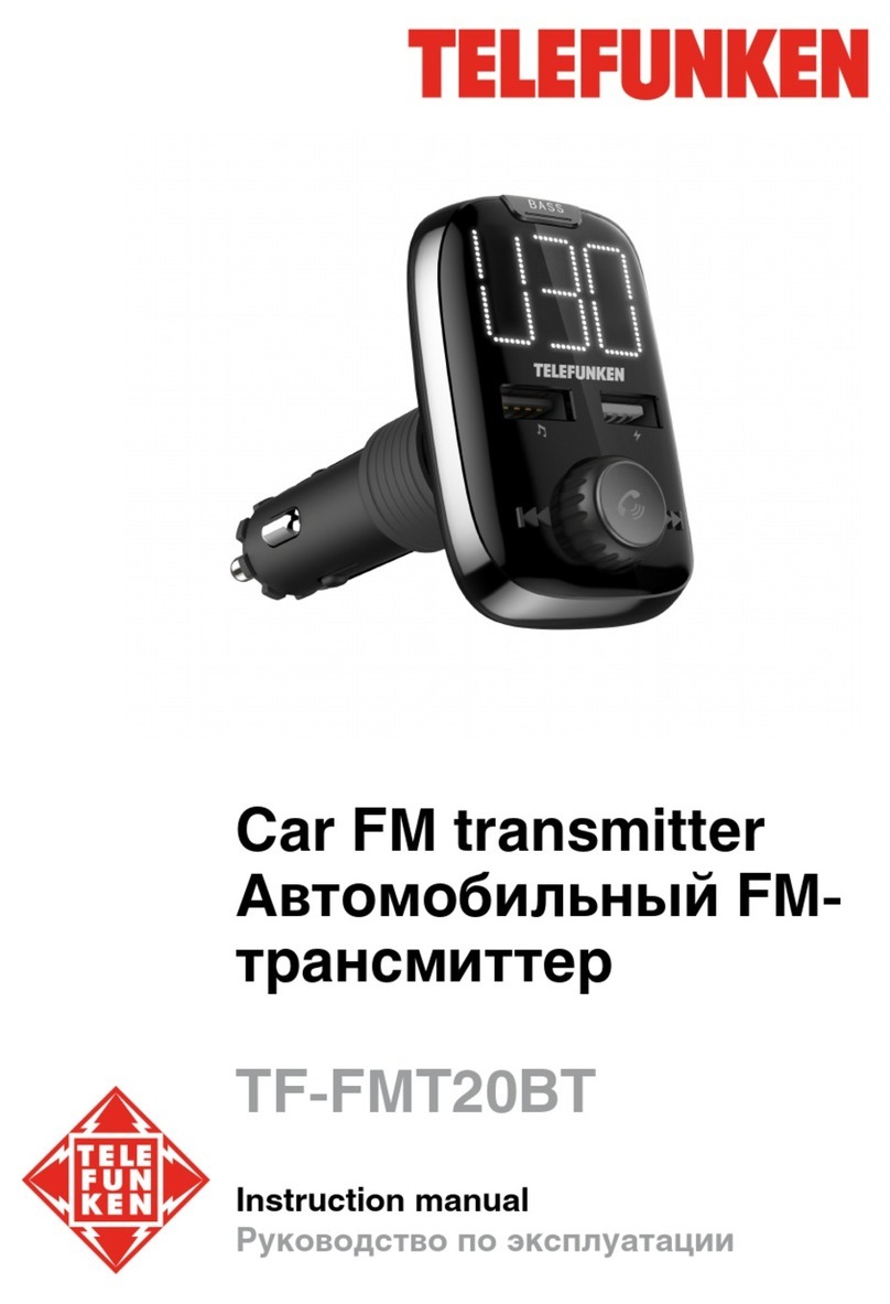 Telefunken TF-FMT20BT User manual