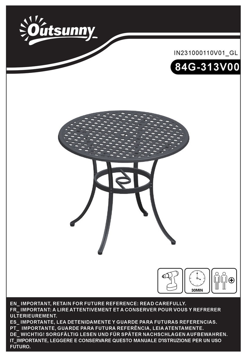 Outsunny 84G-313V00 User manual