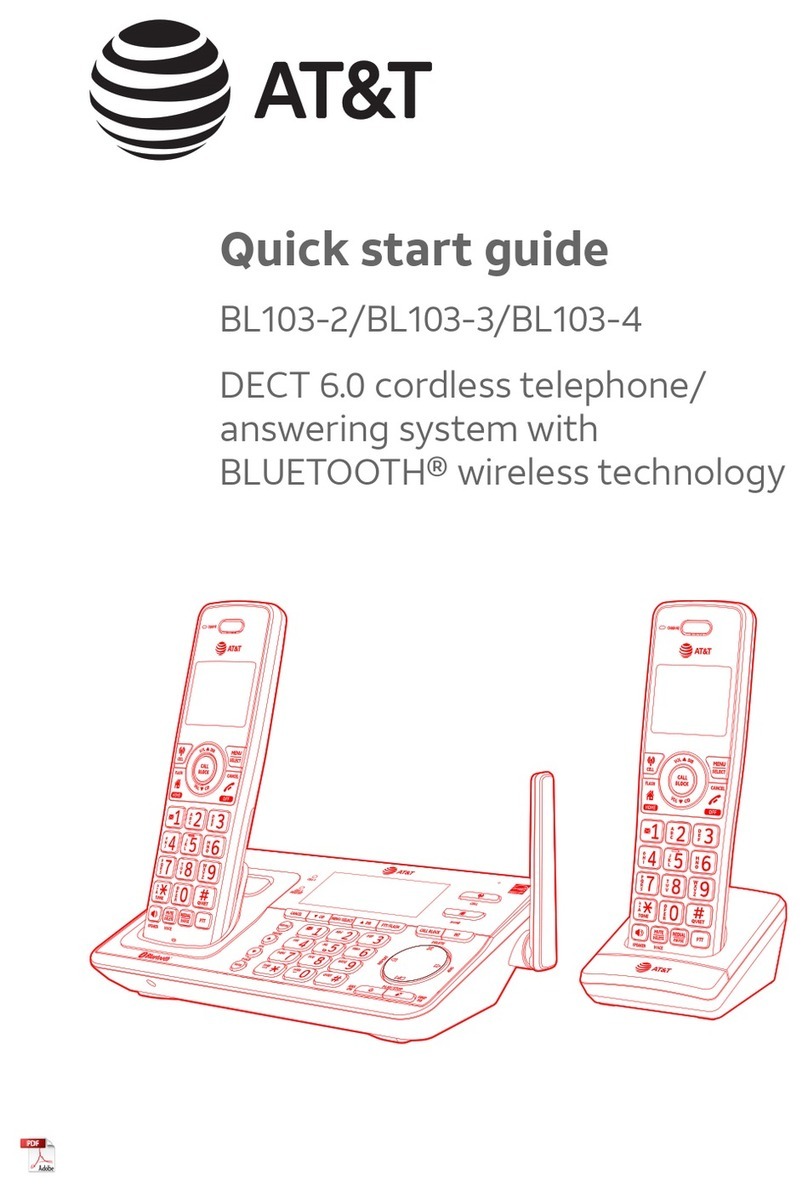 AT&T BL103-3 User manual