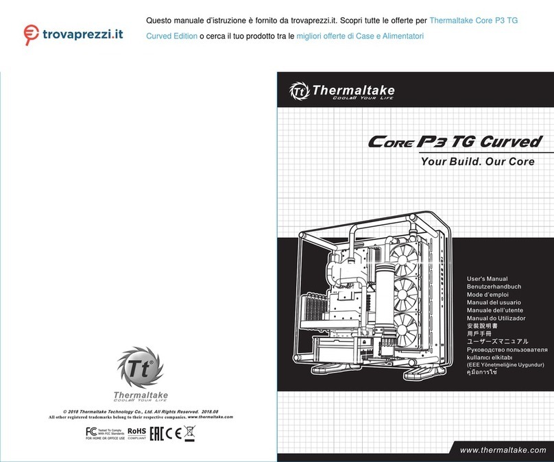 Thermaltake Core P3 TG Curved User manual
