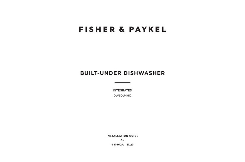 Fisher & Paykel DW60U4HI2 User manual