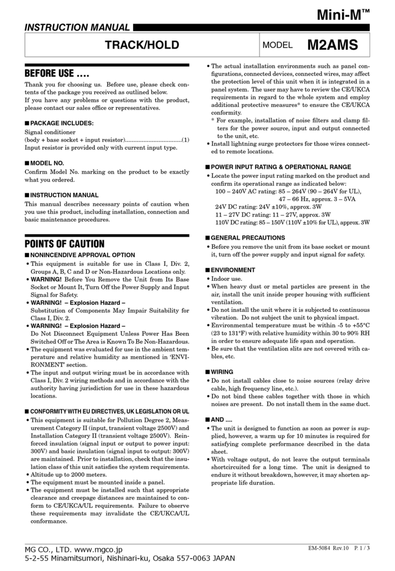 M-system Mini-M M2AMS User manual