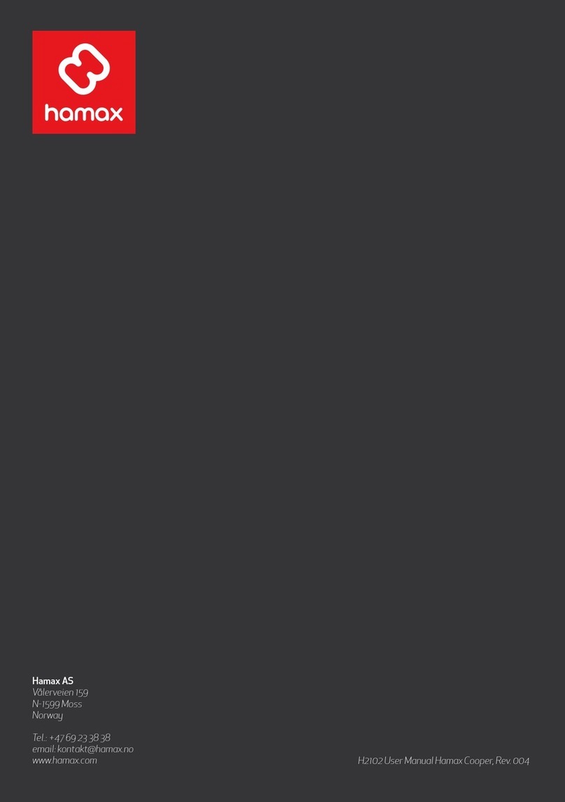 Hamax Cooper User manual Hamax Cooper User manual