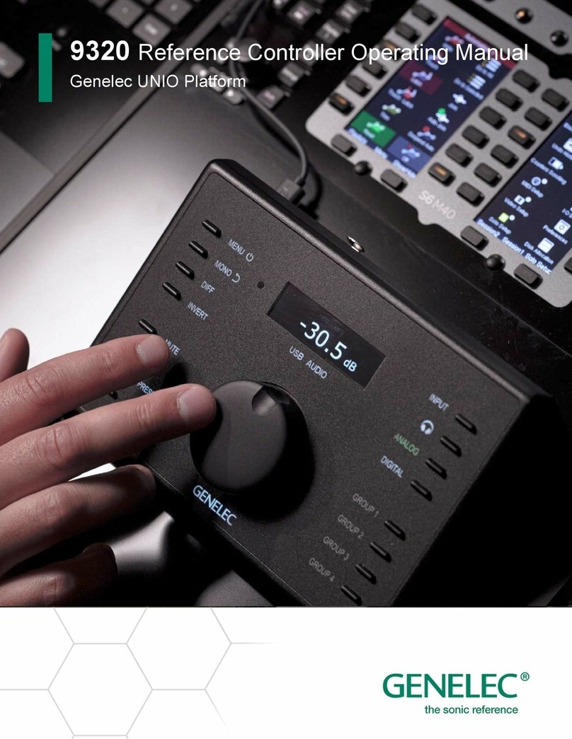 Genelec 9320 operating manual