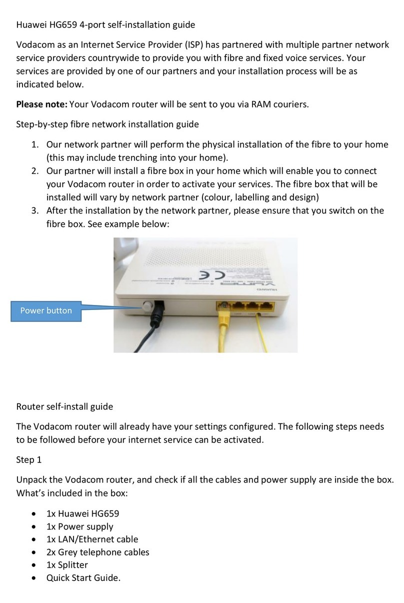 Huawei HG659 User manual