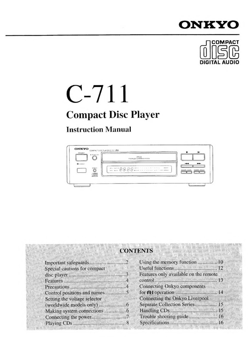 Onkyo C-711 User manual