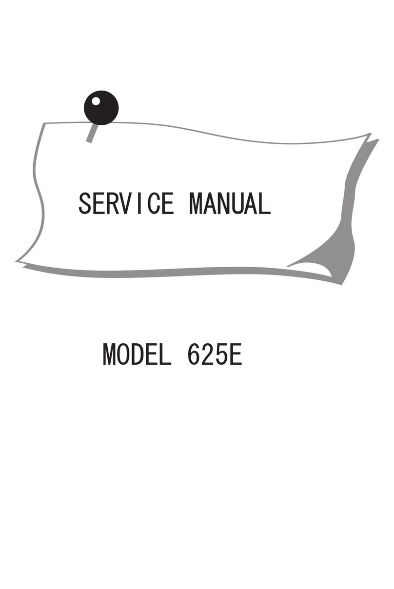 Janome 625E Service manual