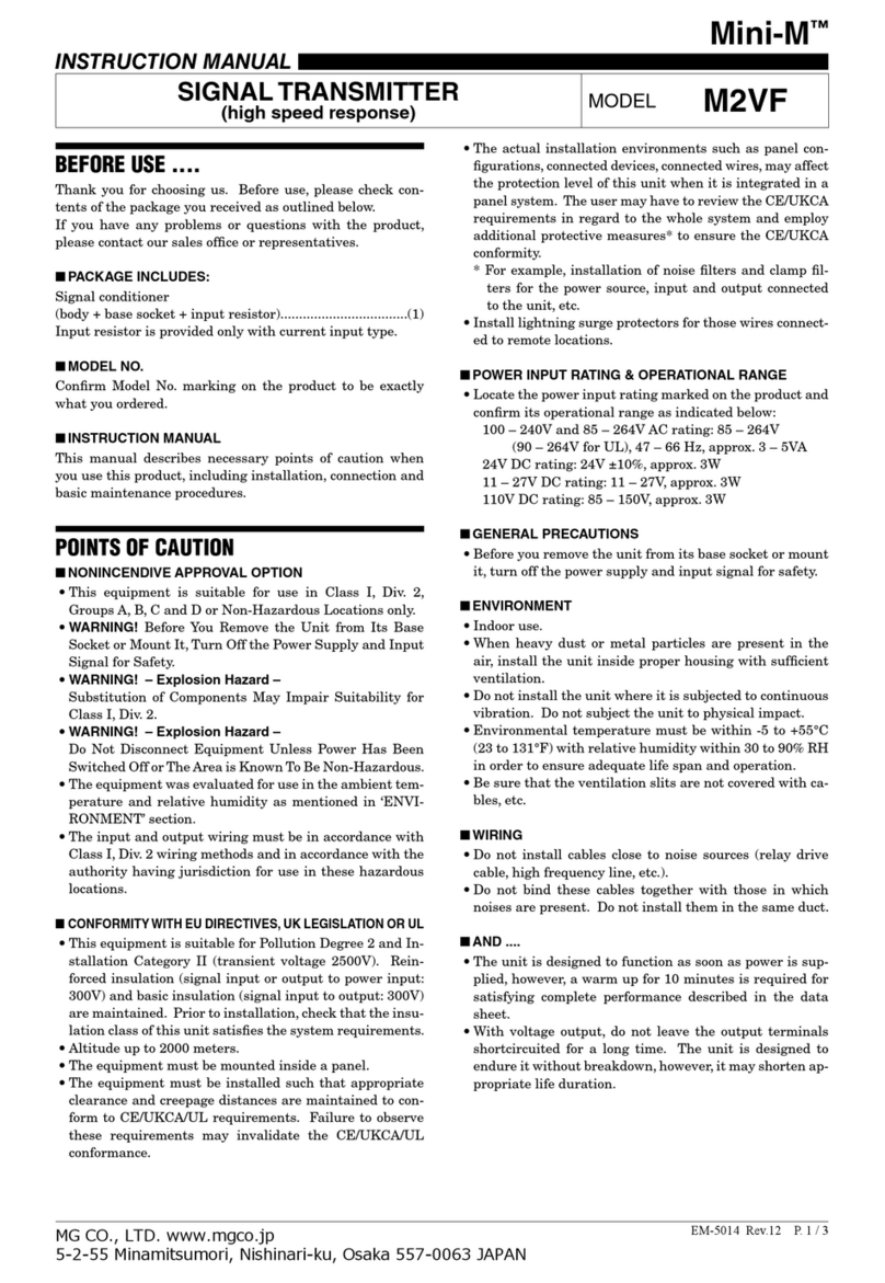 M-system Mini-M M2VF User manual
