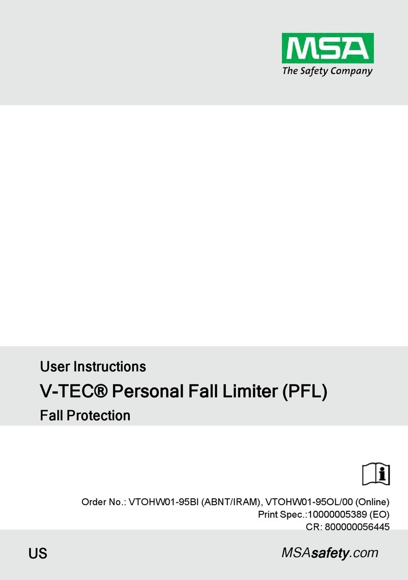 MSA V-TEC PFL User manual
