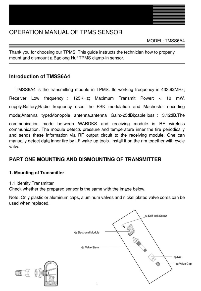 Baolong TMSS6A4 Operation manual