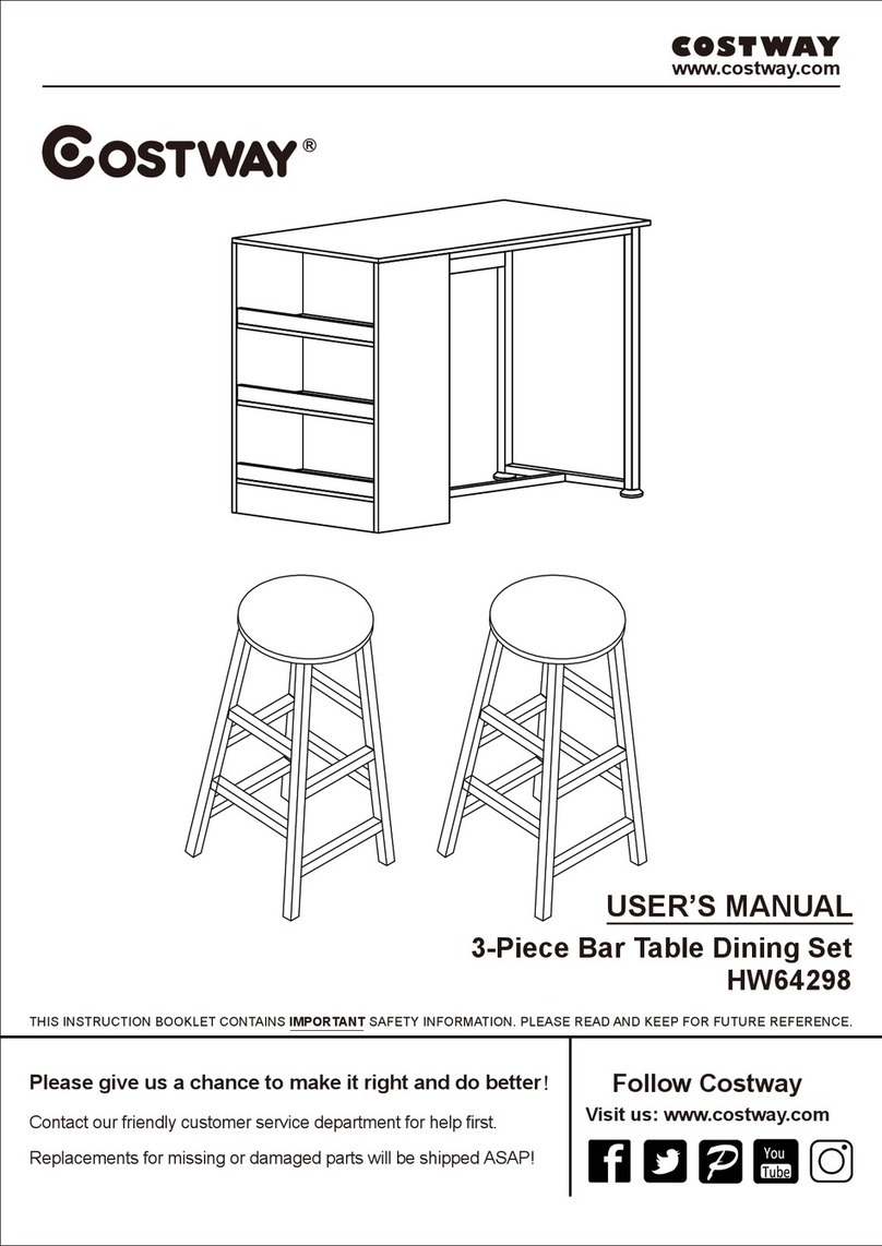 Costway HW64298 User manual