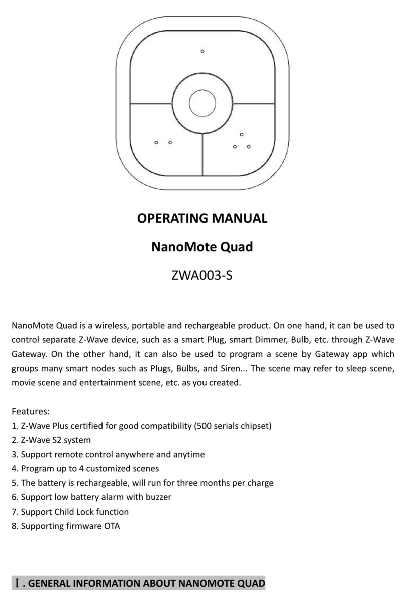Aeotec ZWA003-S User manual Aeotec ZWA003-S User manual