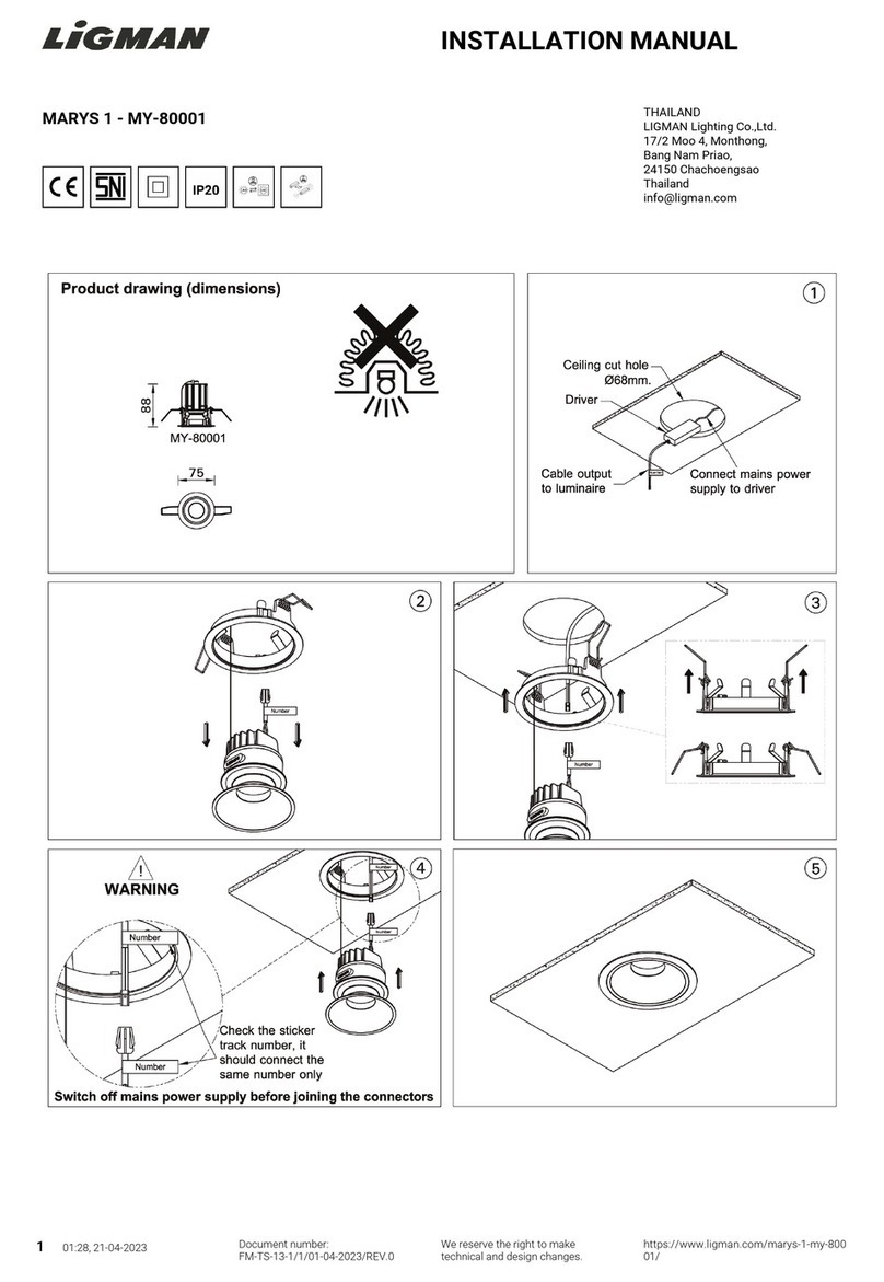 LIGMAN MARYS 1 installation manual