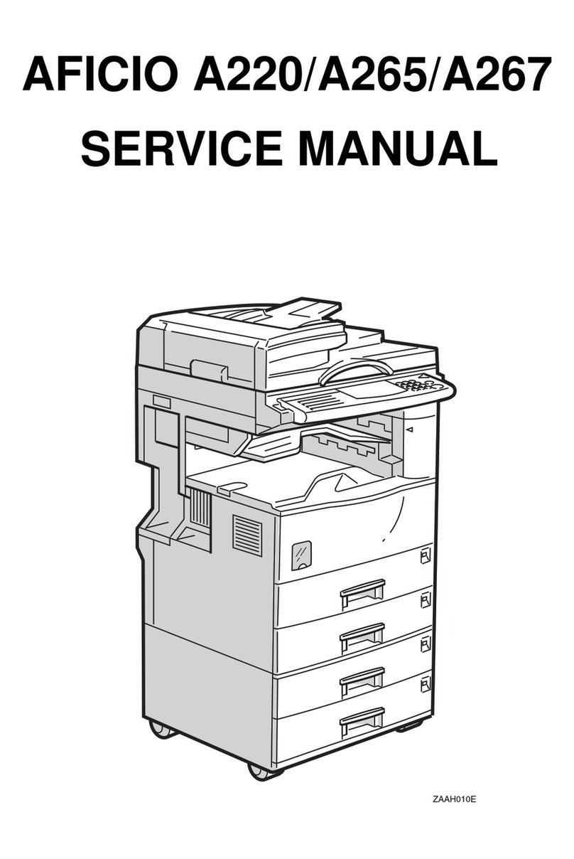 Ricoh A267 Service manual