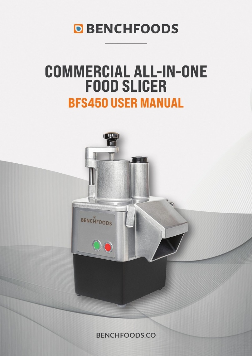 BENCHFOODS BFS450 User manual