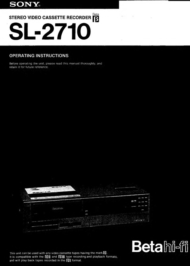 Sony SL-2710 User manual