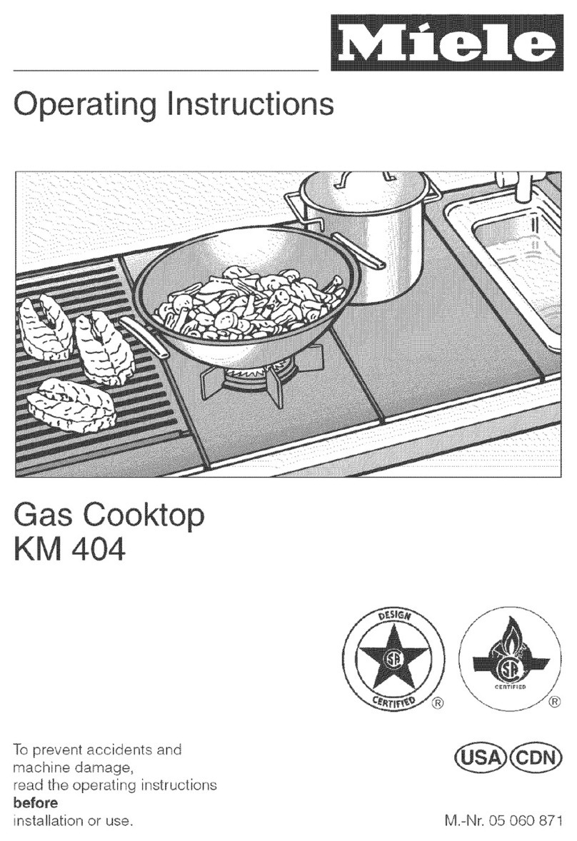 Miele KM 404 User manual