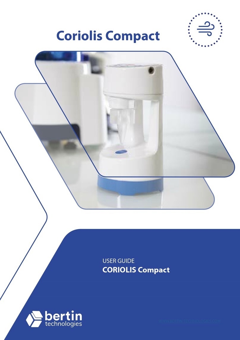 Bertin Technologies CORIOLIS Compact user guide