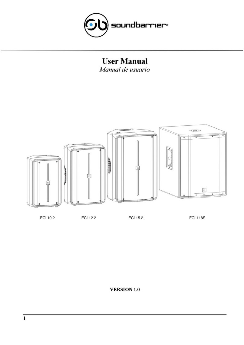 Soundbarrier ECL10.2 user manual