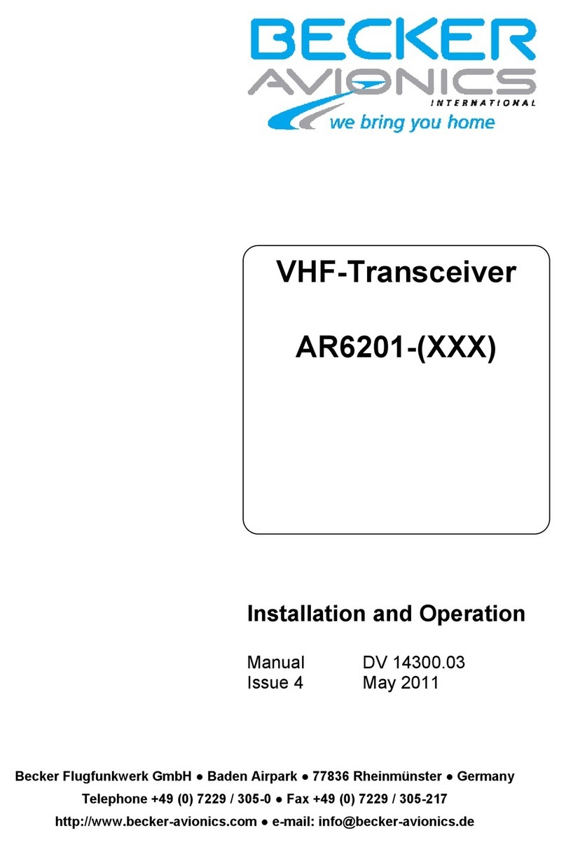 Becker AR6201 Series User manual