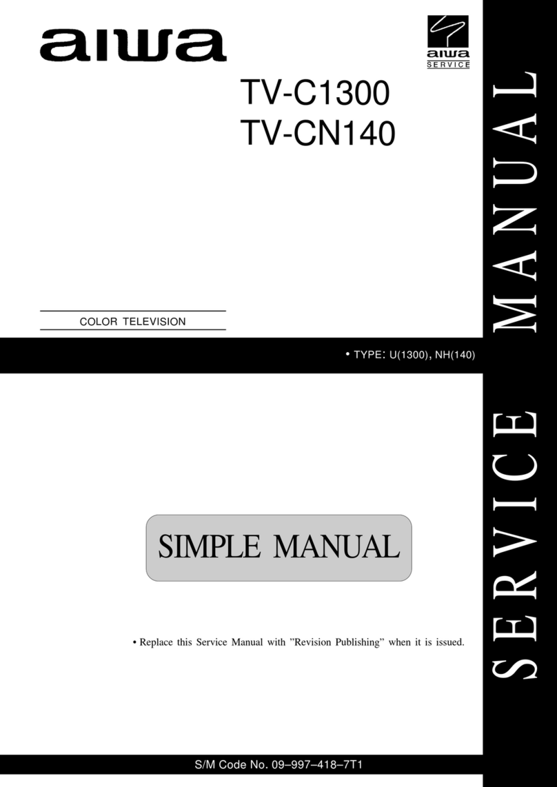 Aiwa TV-C1300 User manual