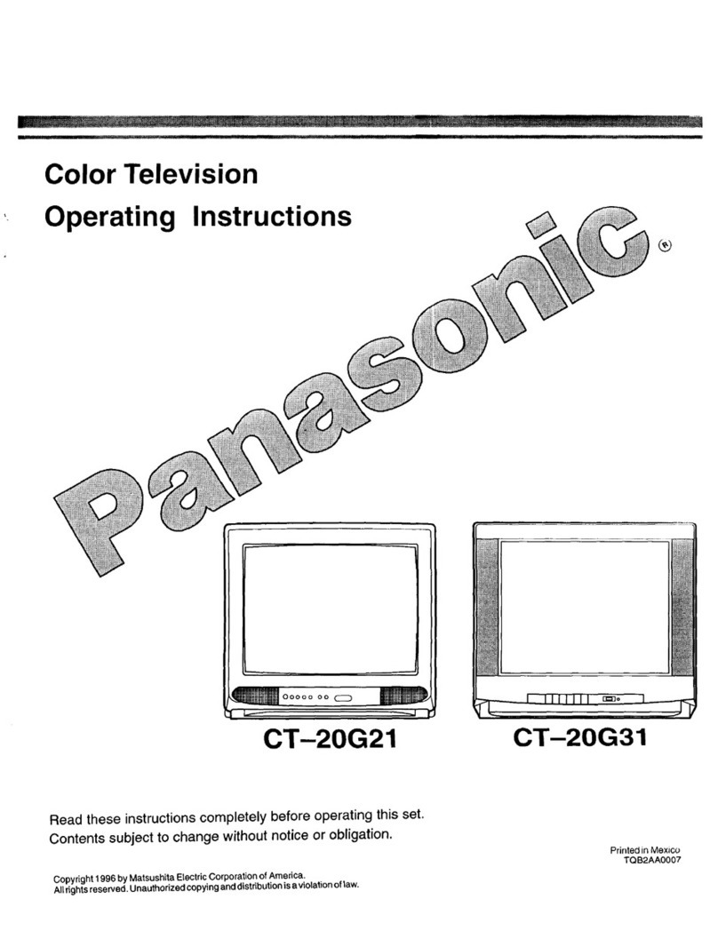 Panasonic CT-20G21 User manual Panasonic CT-20G21 User manual