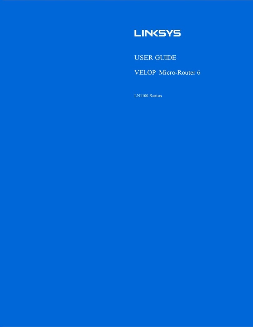 Linksys VELOP LN1100 Series User manual