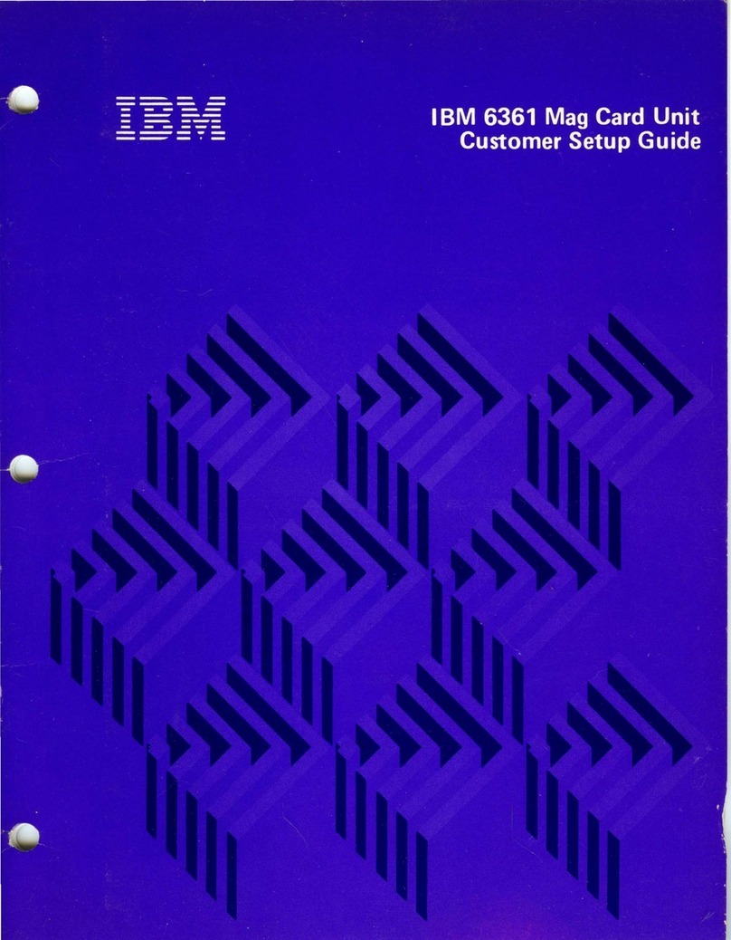 IBM 6361 Setup guide