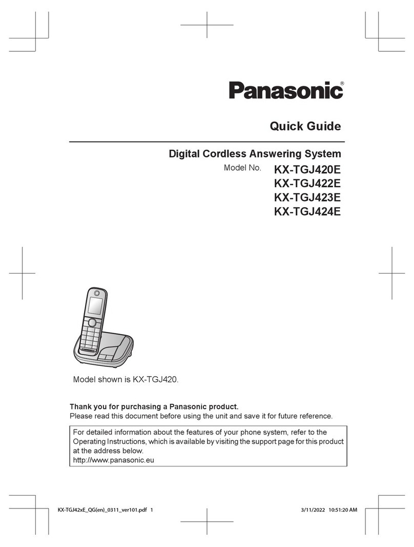 Panasonic KX-TGJ420E User manual