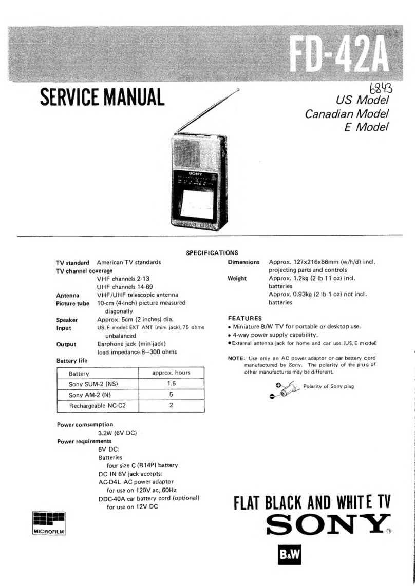 Sony FD-42A User manual