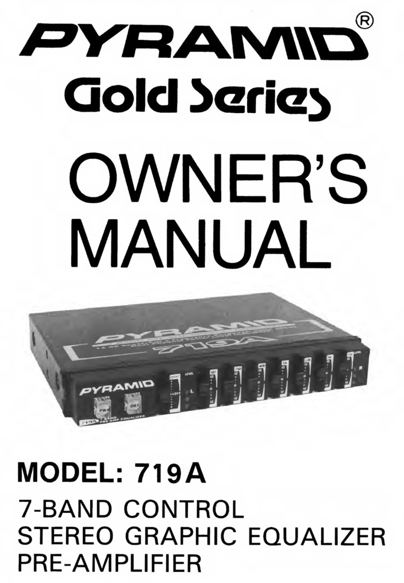 Pyramid Gold 719A owner's manual