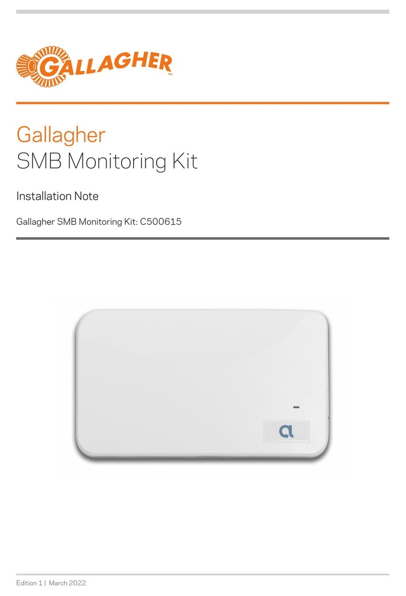 Gallagher C500615 Installation notes