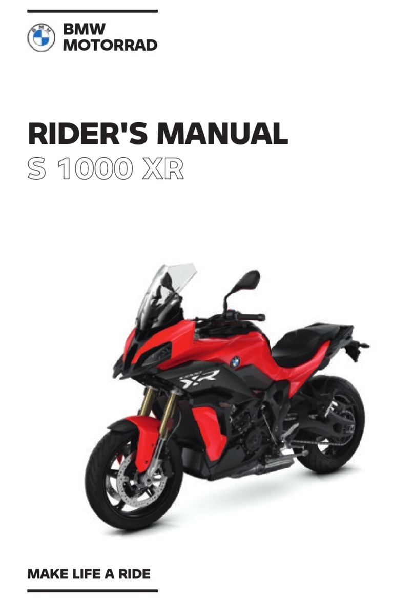 BMW Motorrad S 1000 XR 2021 Rider's manual