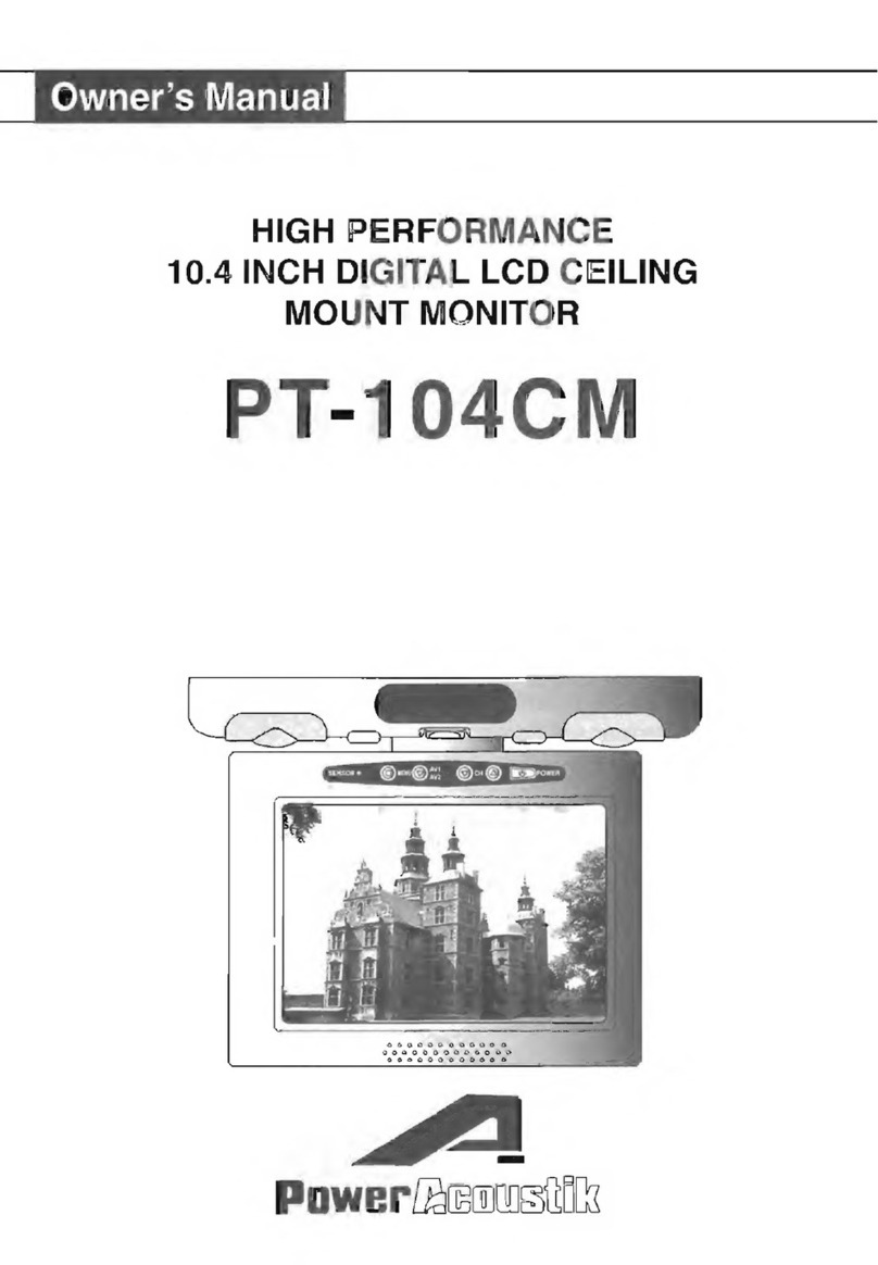PowerAcoustik PT-104CM User manual