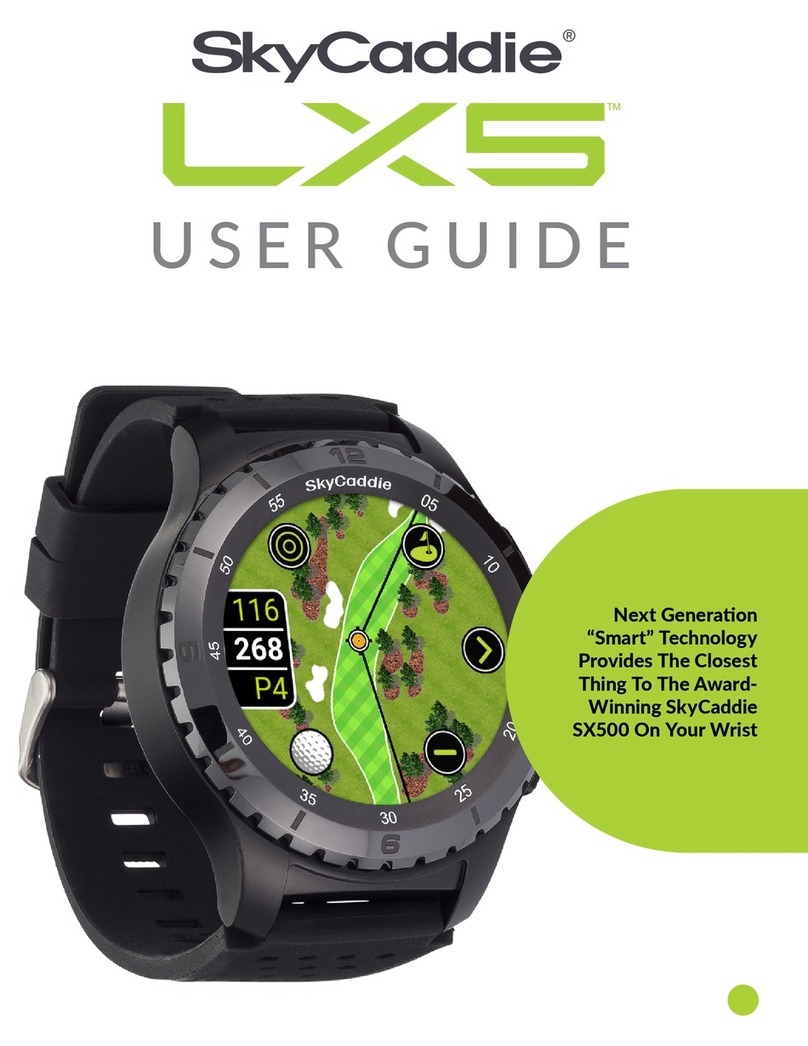 SkyCaddie LX5 User manual