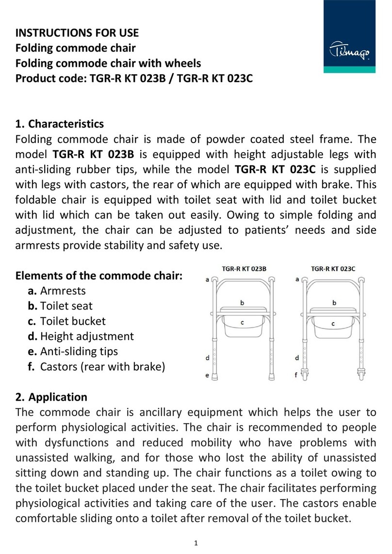 Timago TGR-R KT 023B User manual