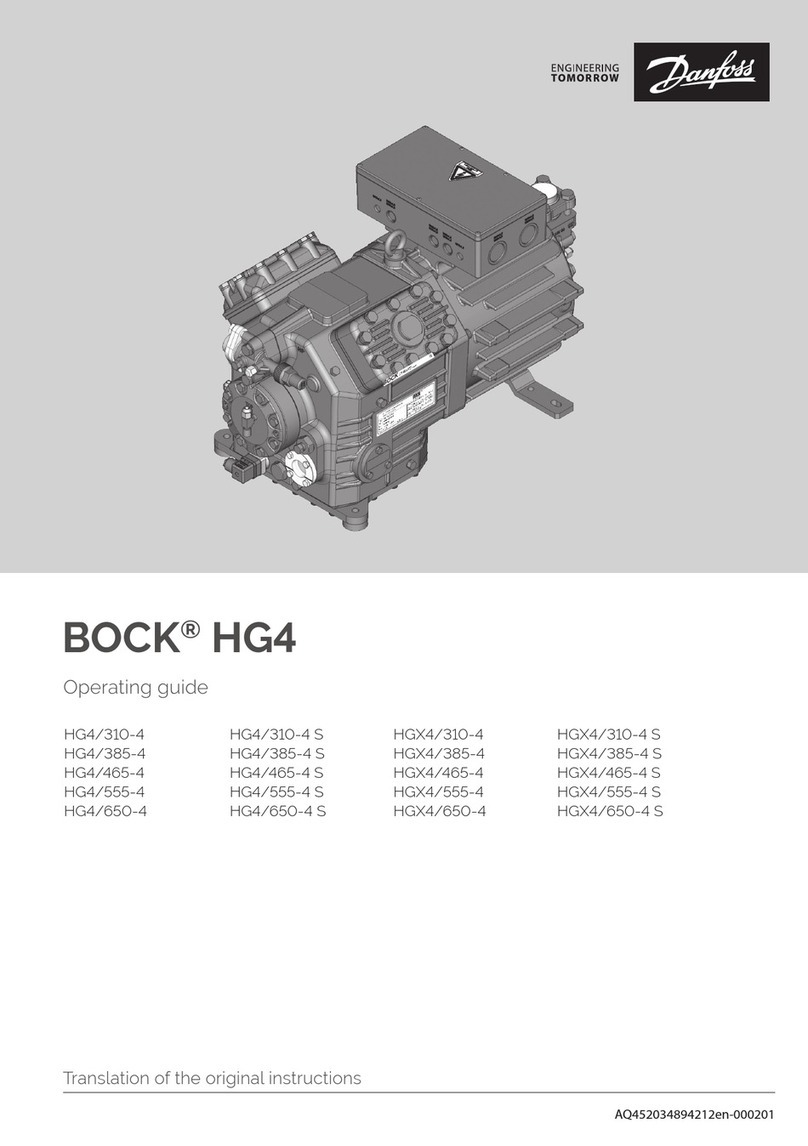 Danfoss BOCK HG4 User manual