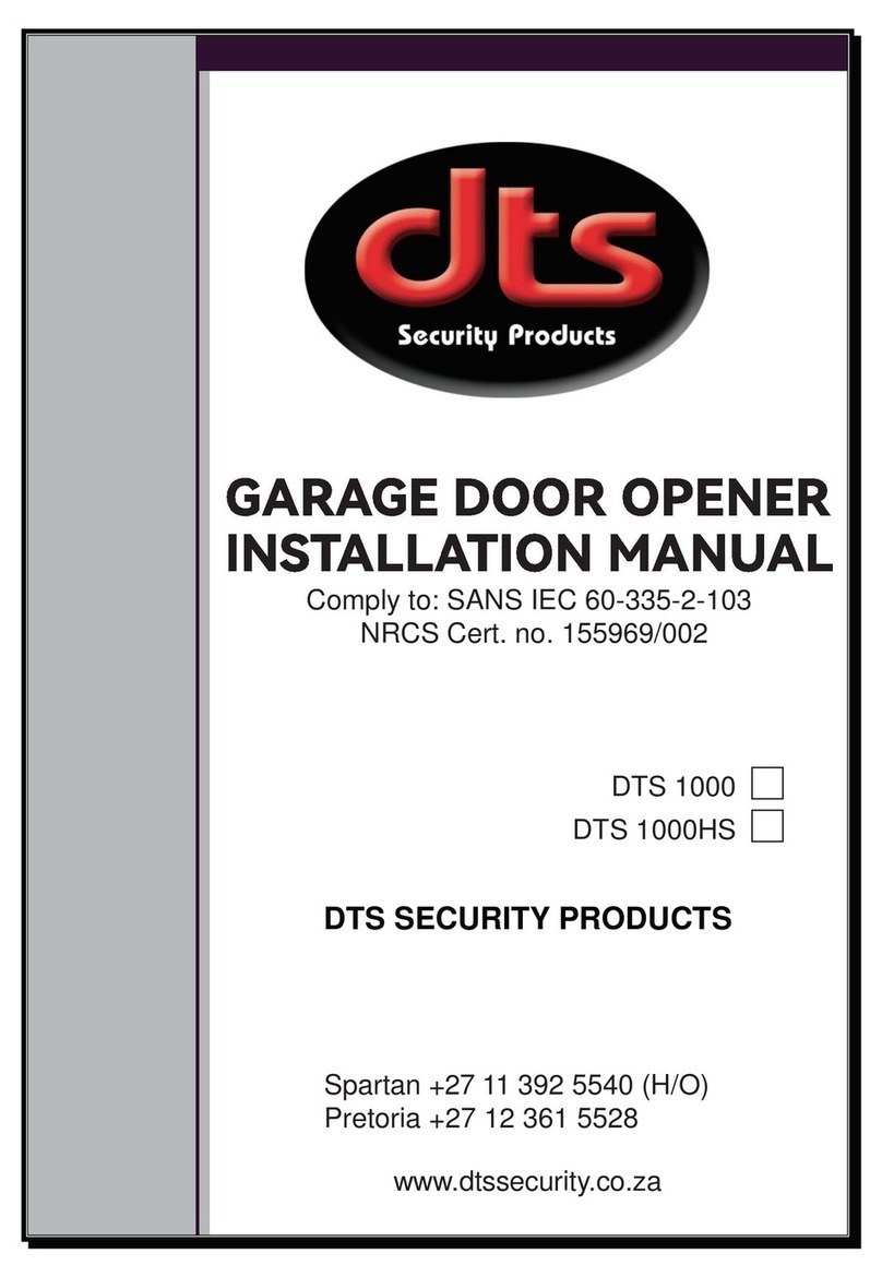 DTS 1000 installation manual