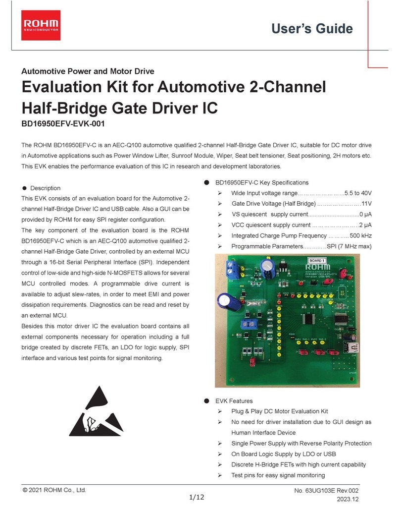 Rohm BD16950EFV-EVK-001 user guide