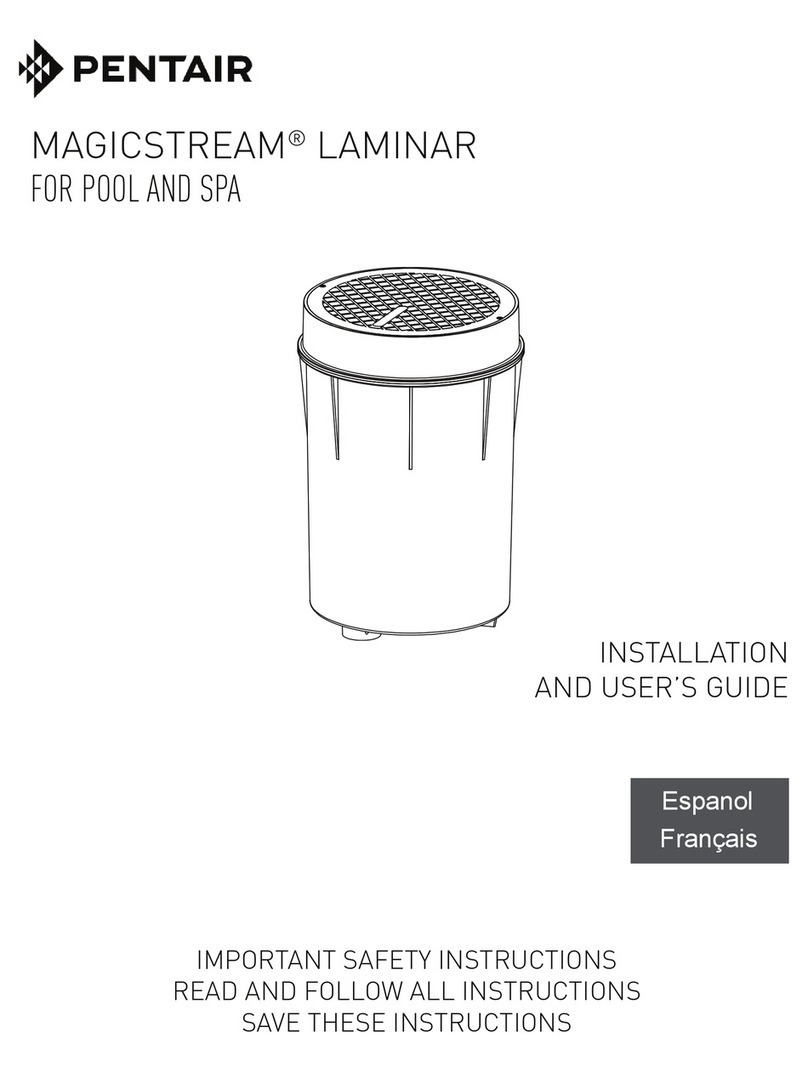 Pentair MAGICSTREAM LAMINAR User manual