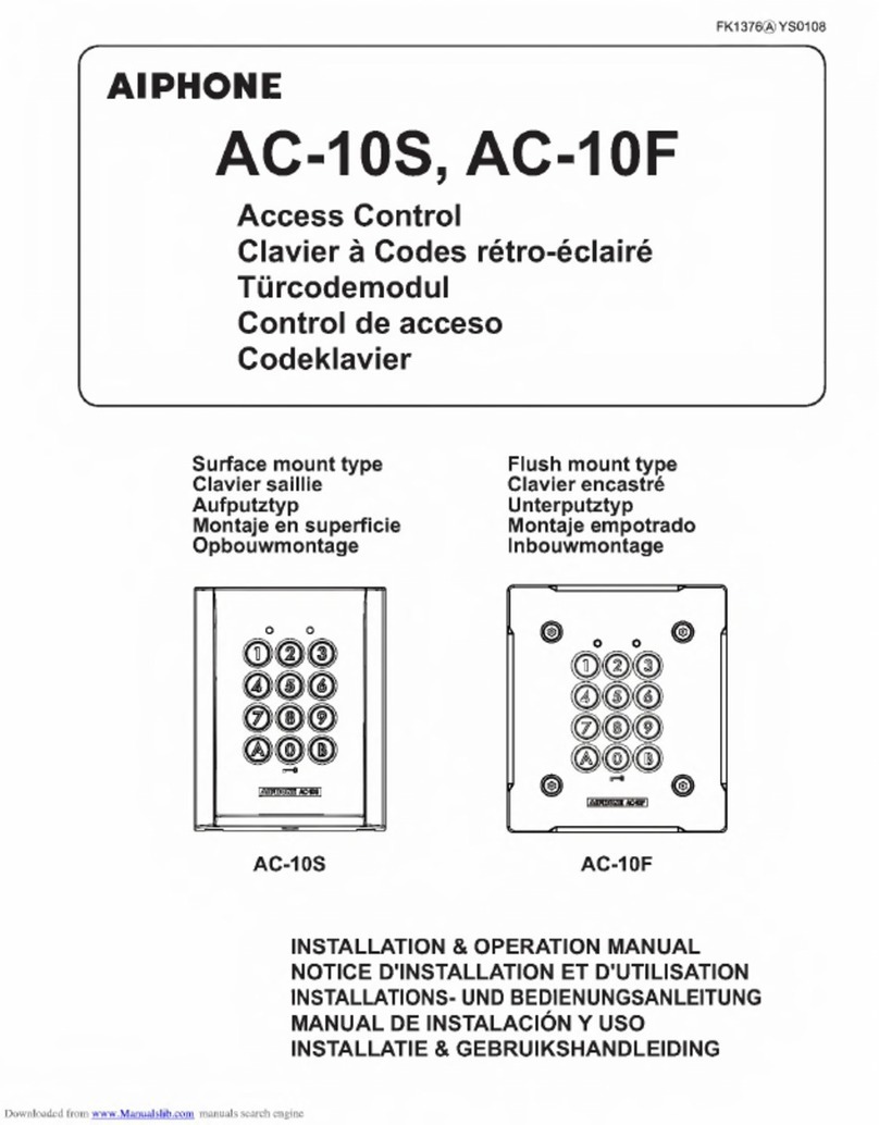 Aiphone AC-10S User manual