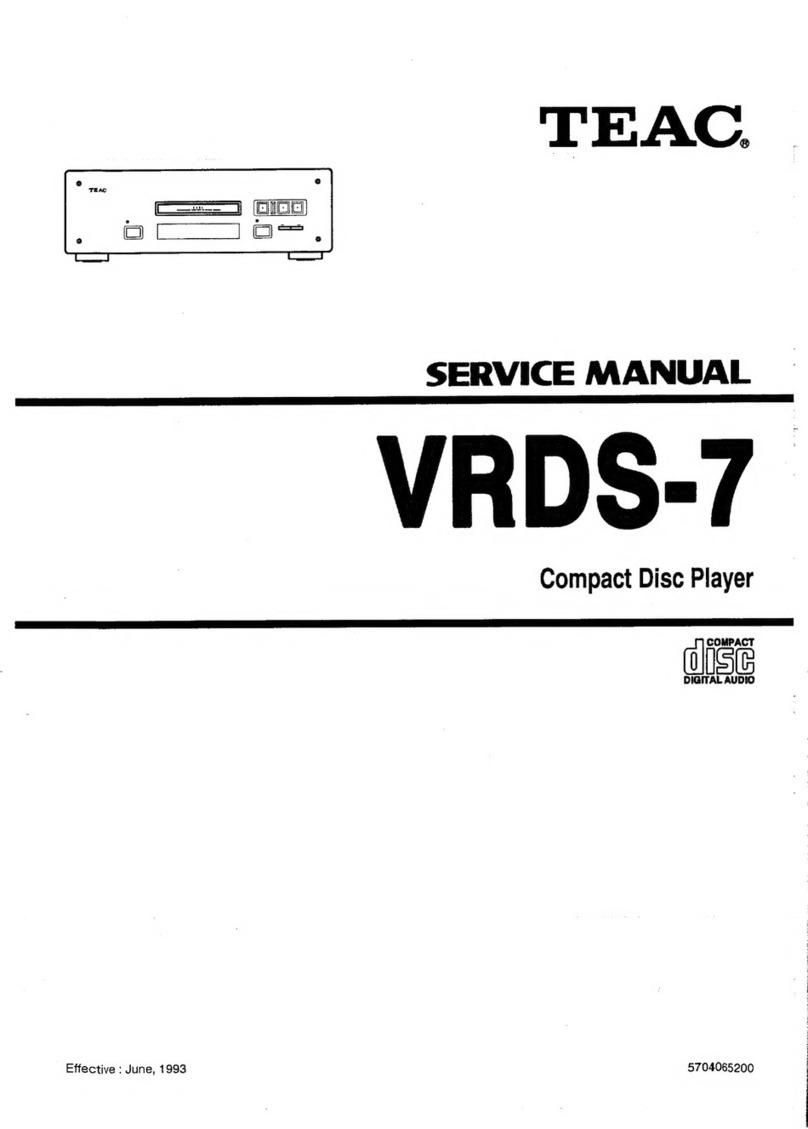 Teac VRDS-7 User manual