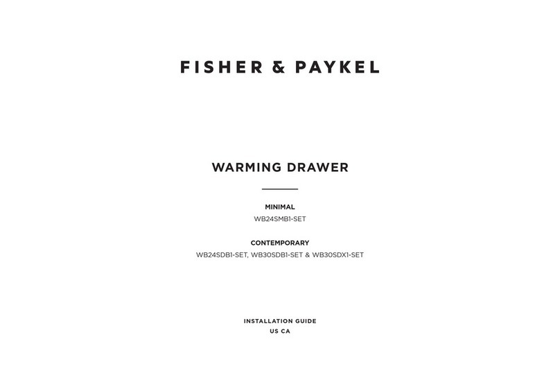 Fisher & Paykel WB24SMB1-SET User manual Fisher & Paykel WB24SMB1-SET User manual